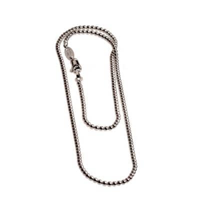 Details about   .925 Sterling Silver 1.50MM Box Link Chain Necklace 