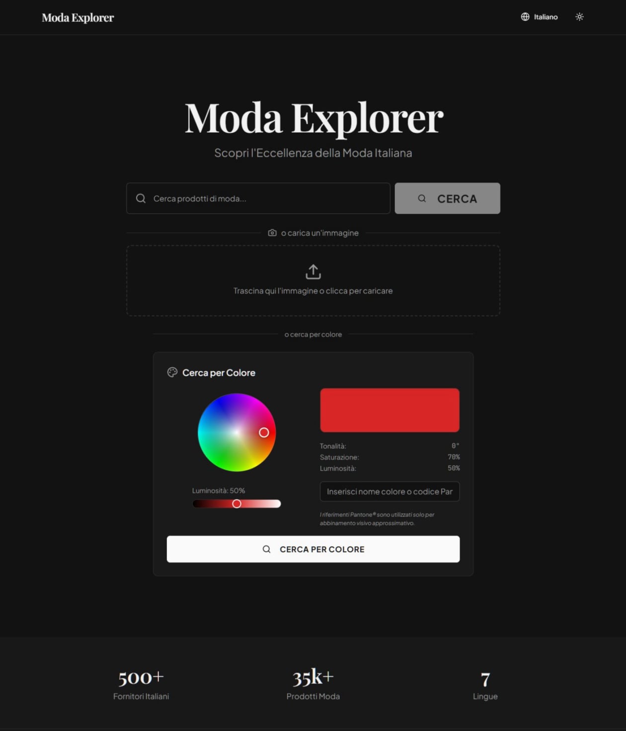 Moda B2B: motore di ricerca visuale