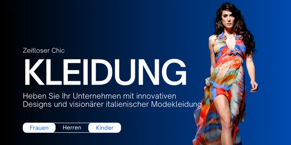 Italienische Großhandelslieferanten, Hersteller und Marken von modischer oder eleganter Kleidung für Damen, Herren und Kinder, made in Italy